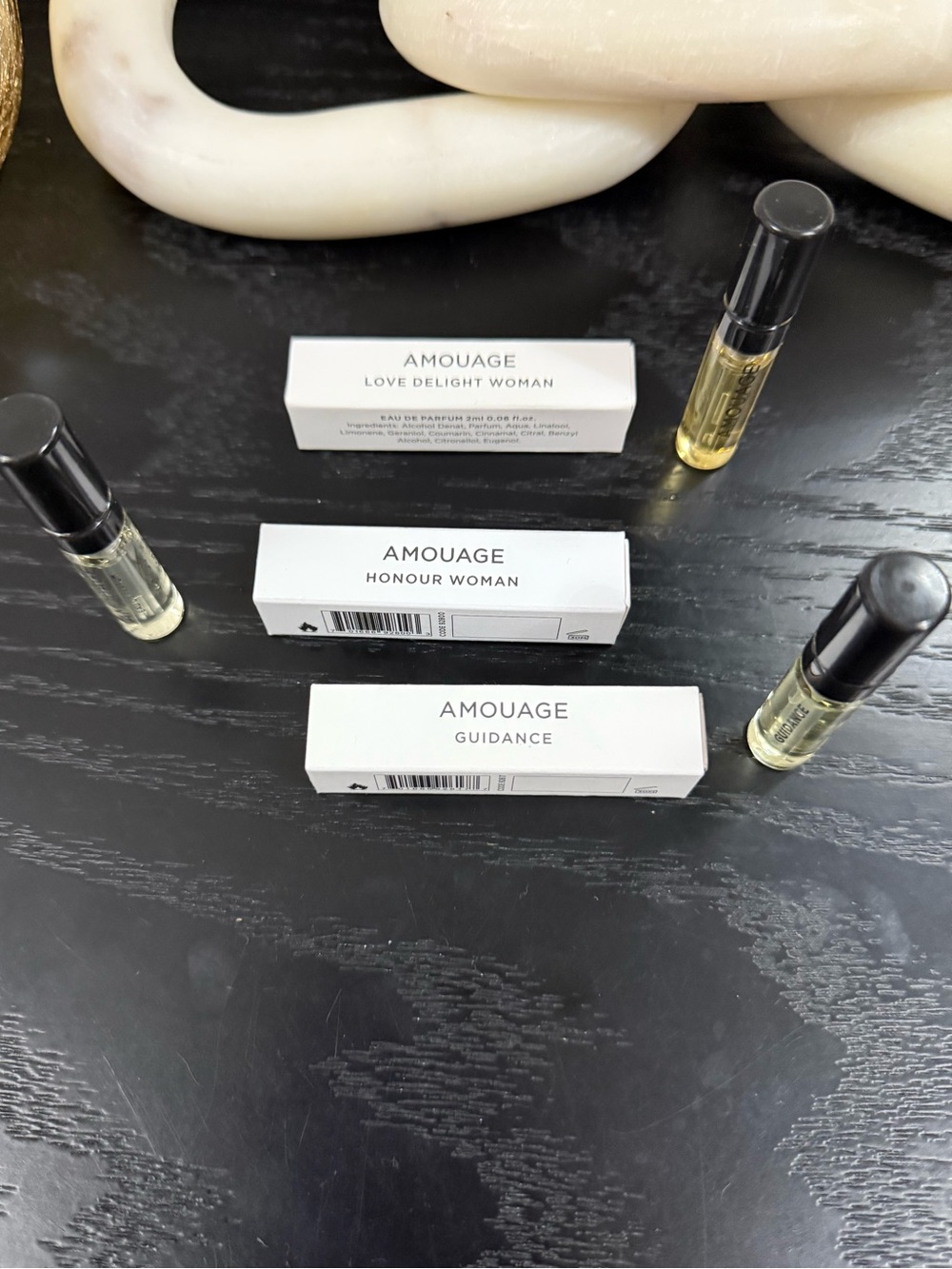 Amouage Guidance, amouage honour woman, Amouage Love Delight Woman- 2 ml samples